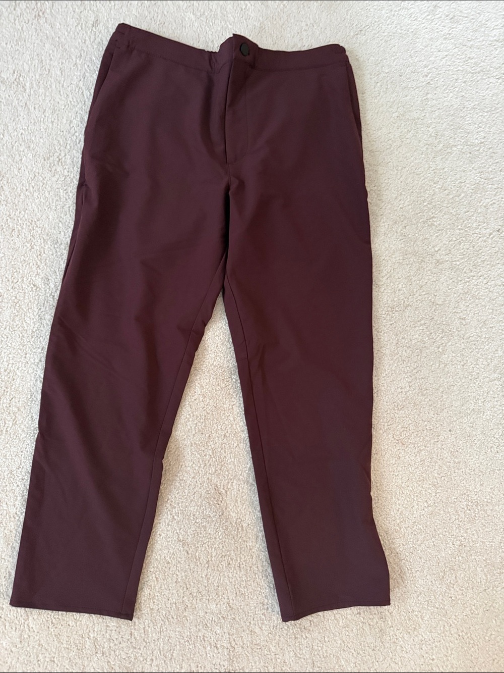 Men's Maroon Banana Republic  Straight-Leg Pants
